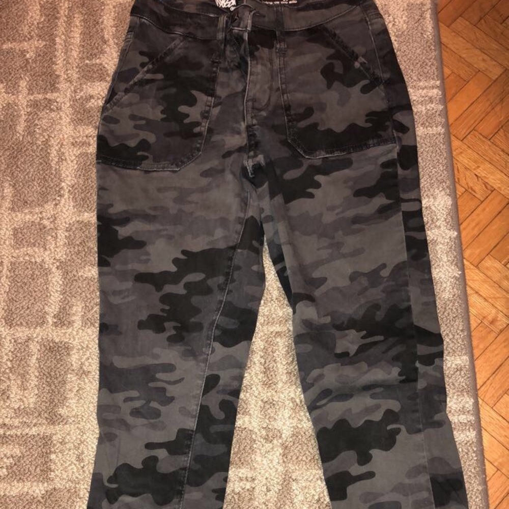 Grey and black camo jeans NEVER WORN